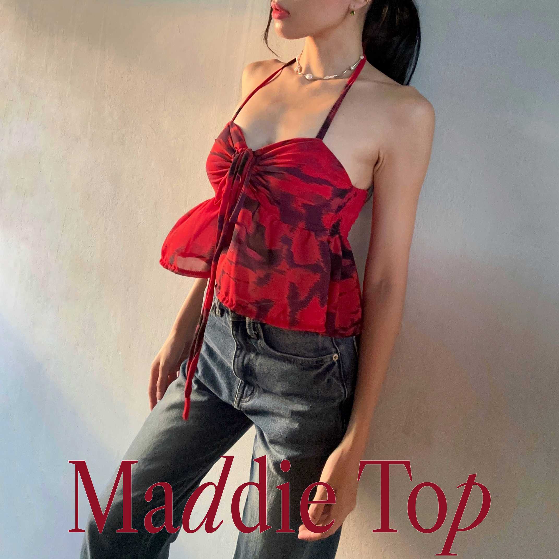 Maddie Top (Bloody Red)