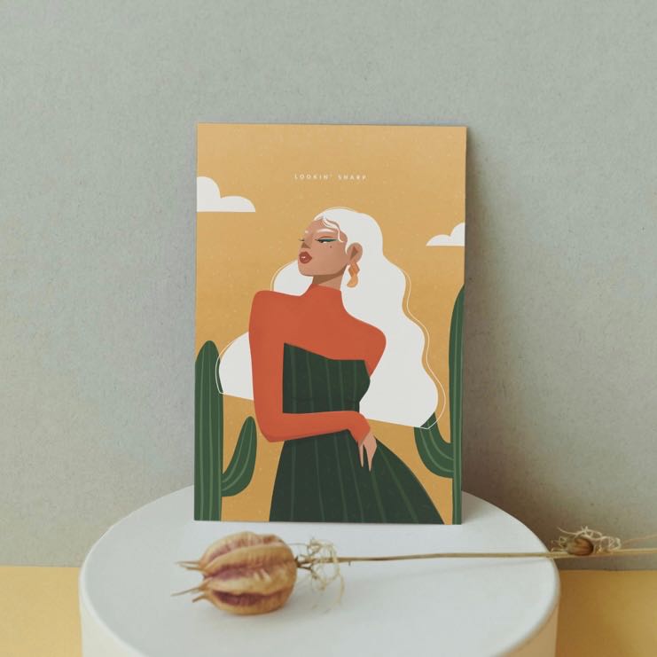 Lookin’ Sharp Greeting Card