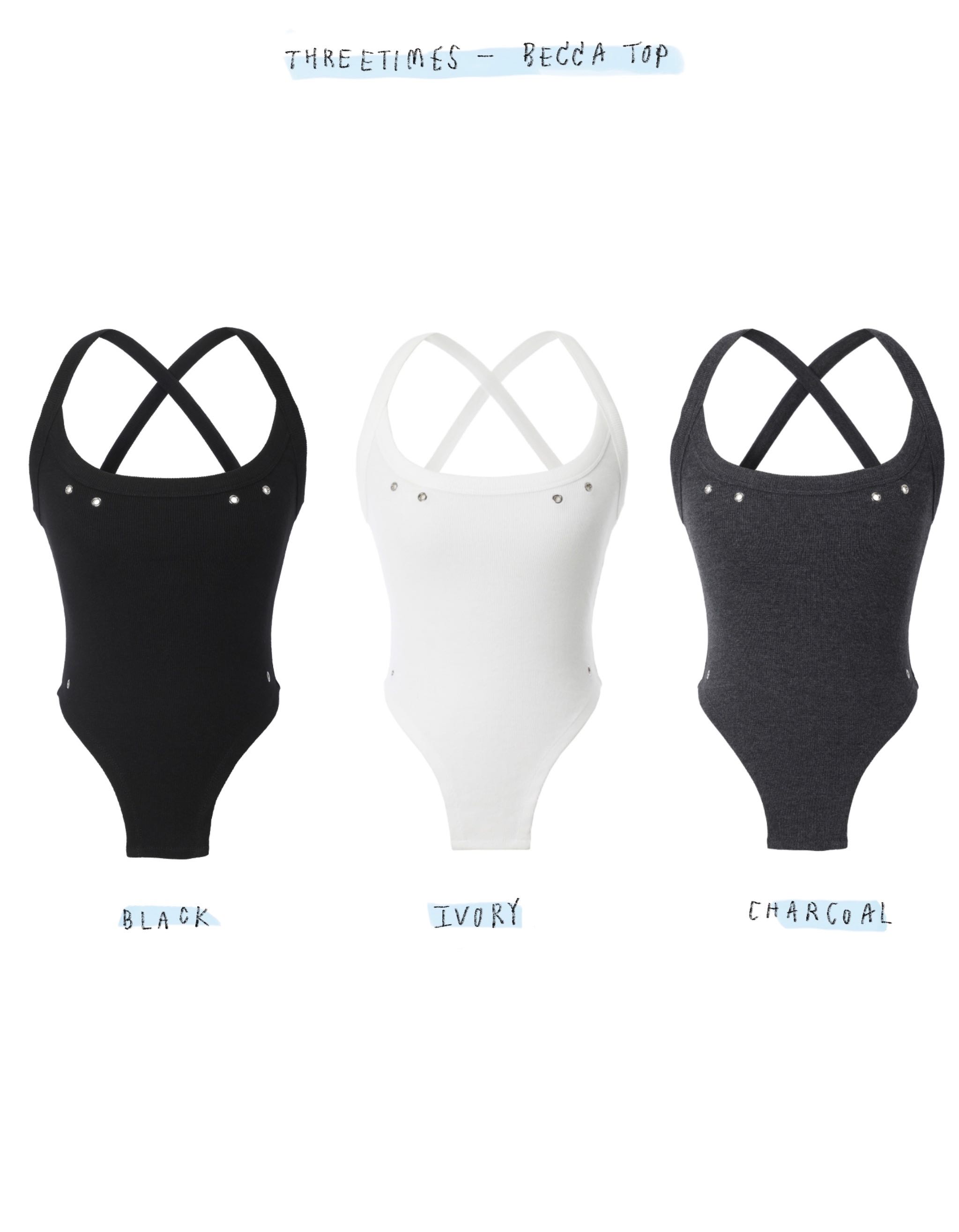 (pre,รวมส่ง) Becca top /threetimes