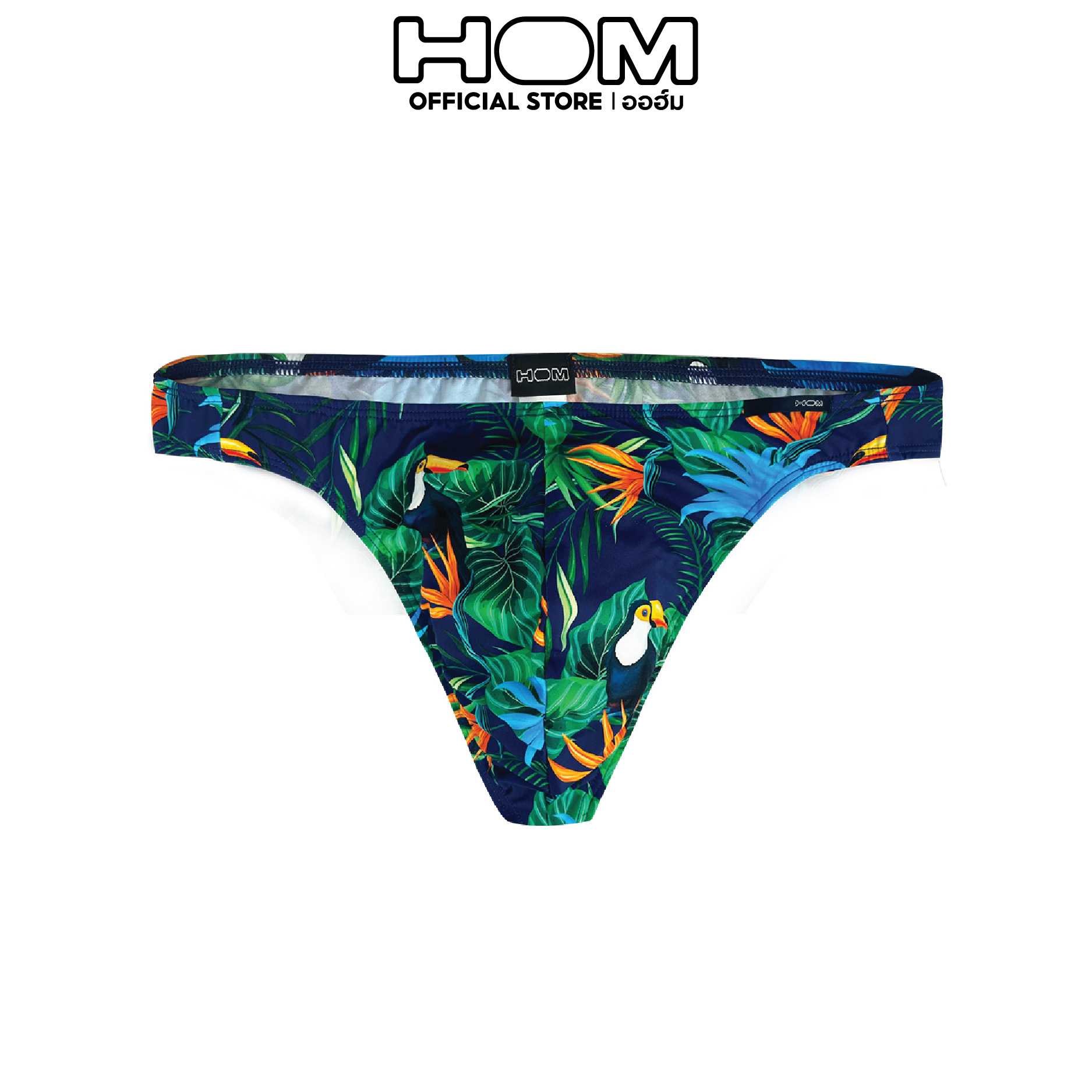 HOM (ออฮ์ม) รุ่น 402682-P0NB Palette กางเกงในชาย G-string Polyamide