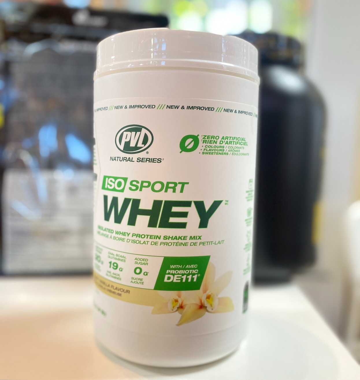 PVL Iso Sport Whey 908 g. พีวีแอล ไอโซเลตเวย์โปรตีน ขนาด2ปอนด์