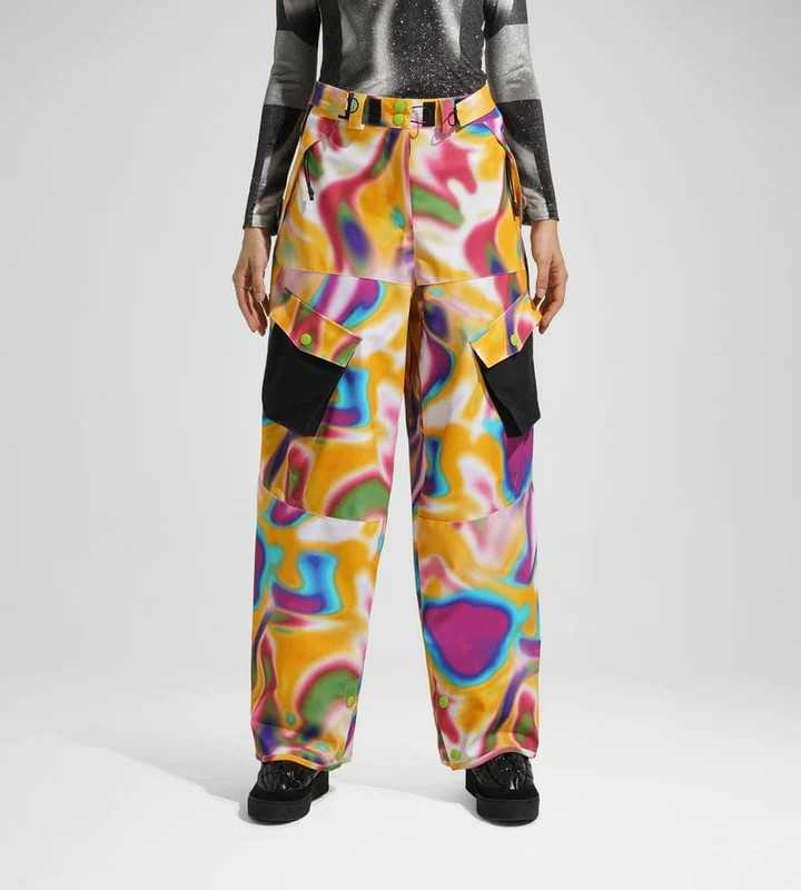 KHRISJOY Snowboard Pants Kaleidoscope