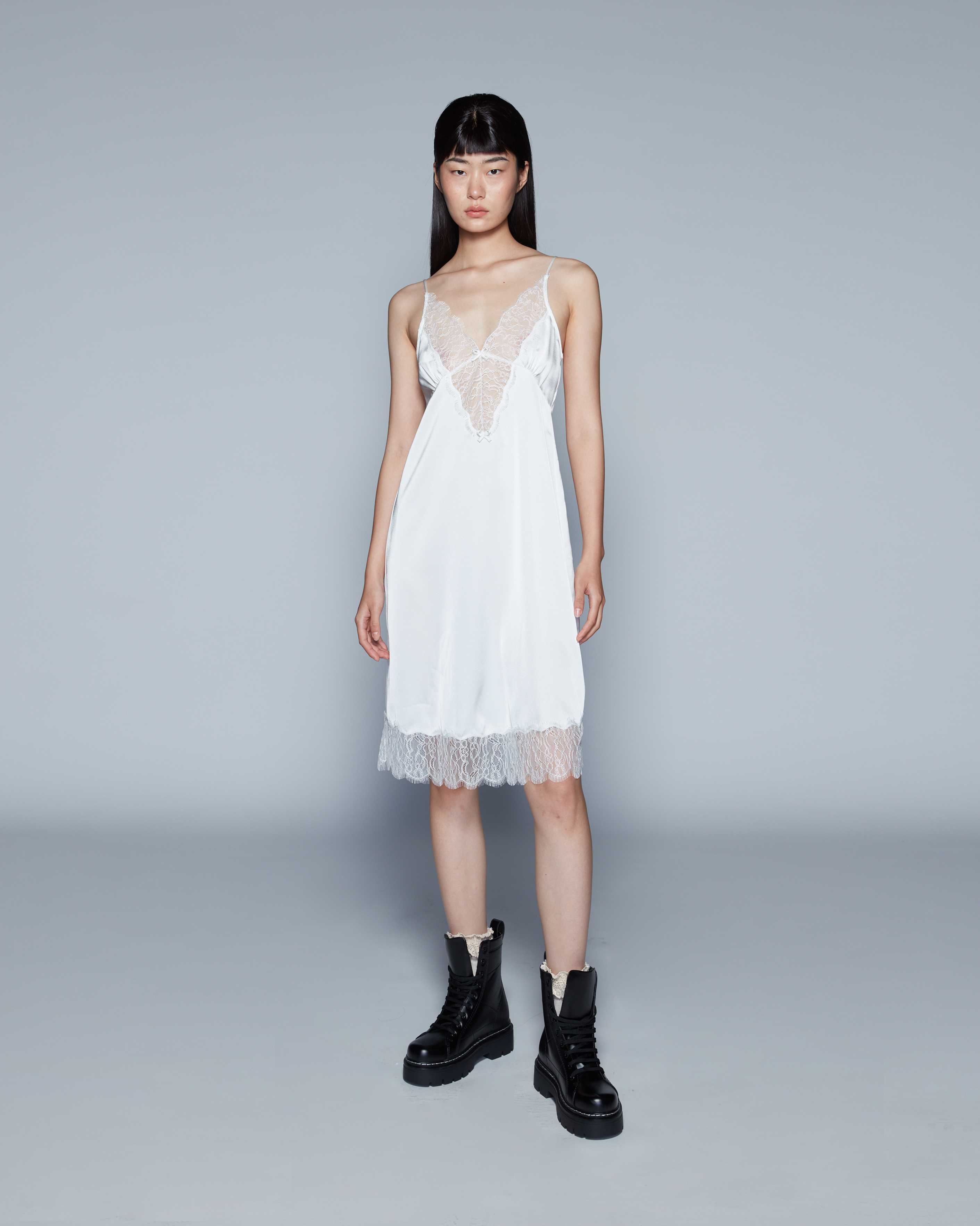 CASAA BELLA SHORTS DRESS OFF WHITE