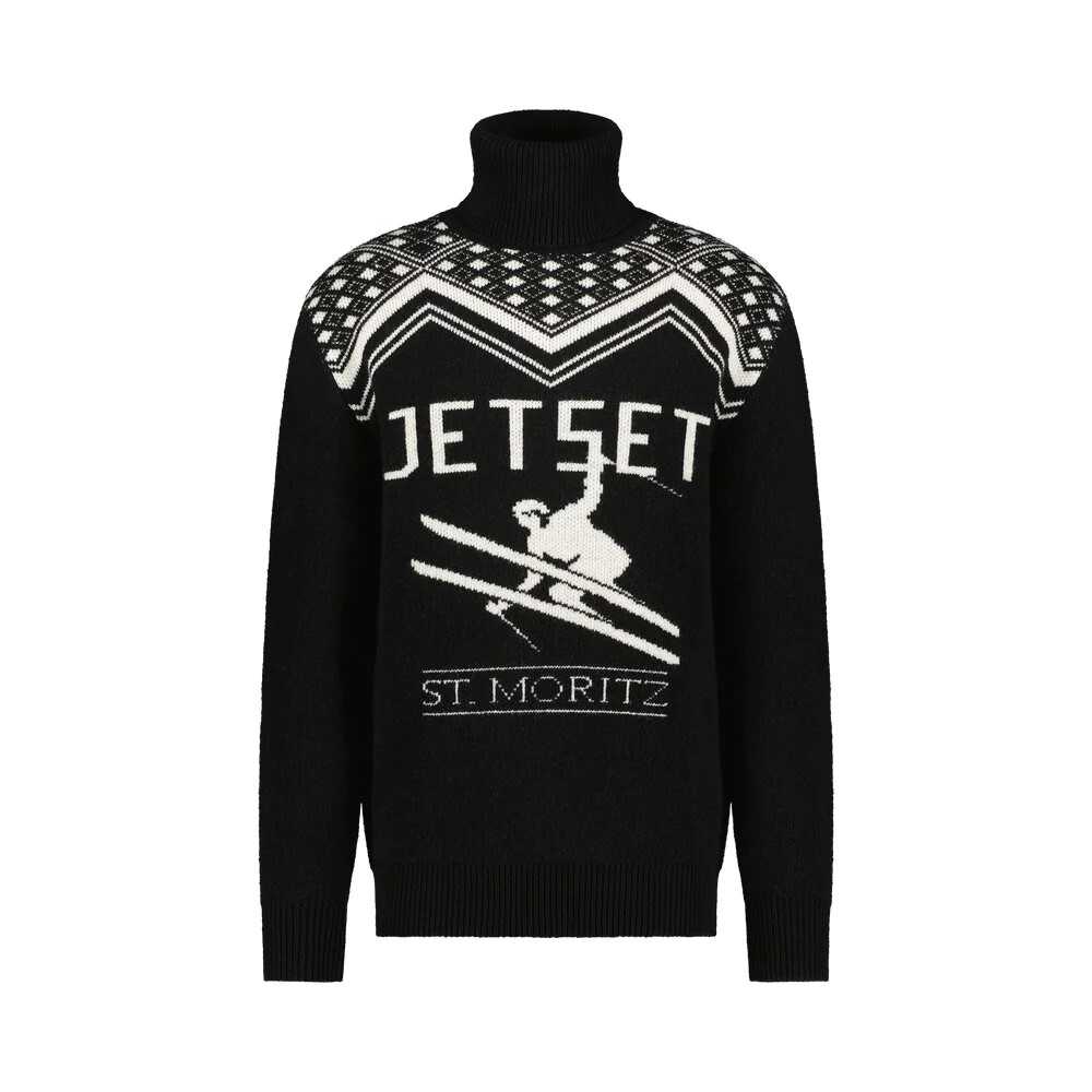JETSET Men's Ski Wool Turtleneck Men Sweater