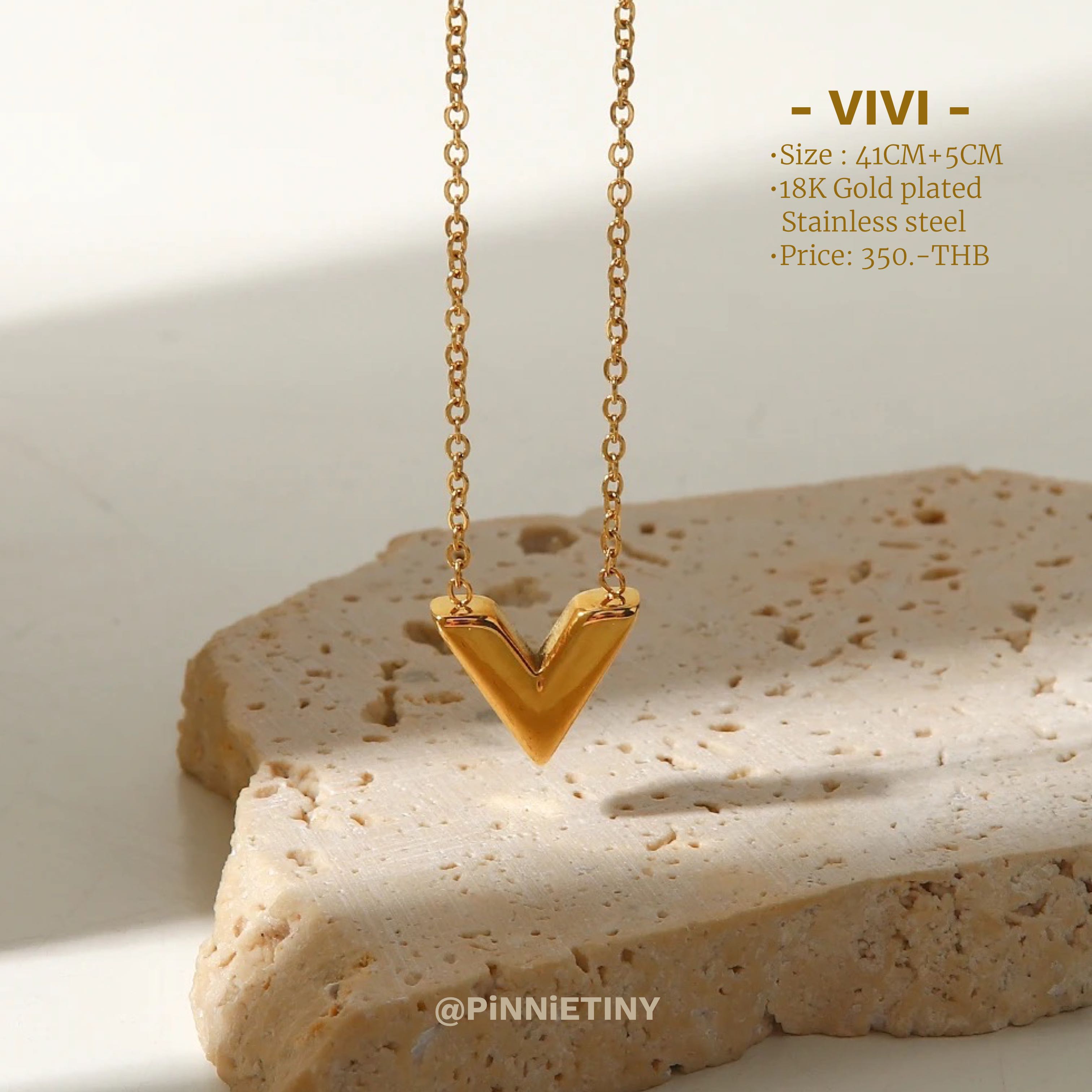 VIVI Necklace | Pinnietiny 