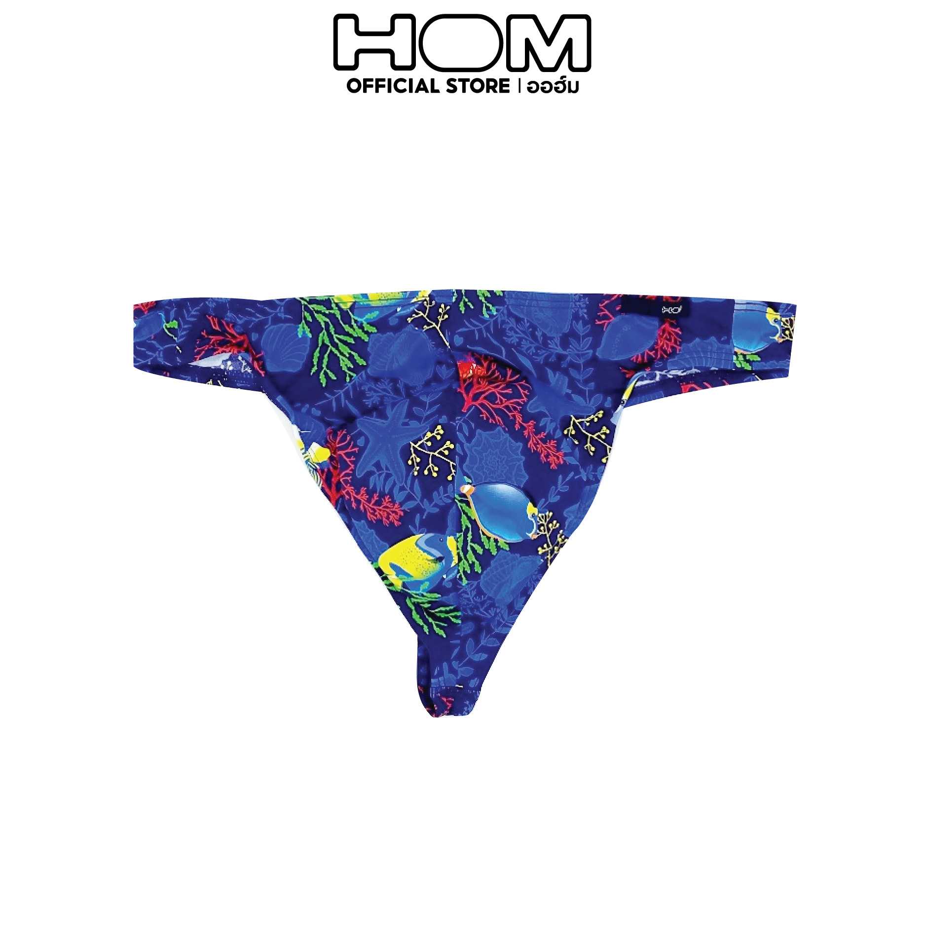 HOM (ออฮ์ม) รุ่น 402682-P0RA Palette กางเกงในชาย G-string Polyamide