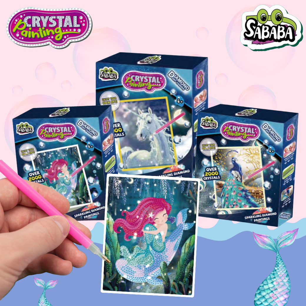 Paulinda พอลลินดา Crystal Painting diamond art canvas สนุกสนานไปกับคริสตัลแฟนซีหลากสีสัน