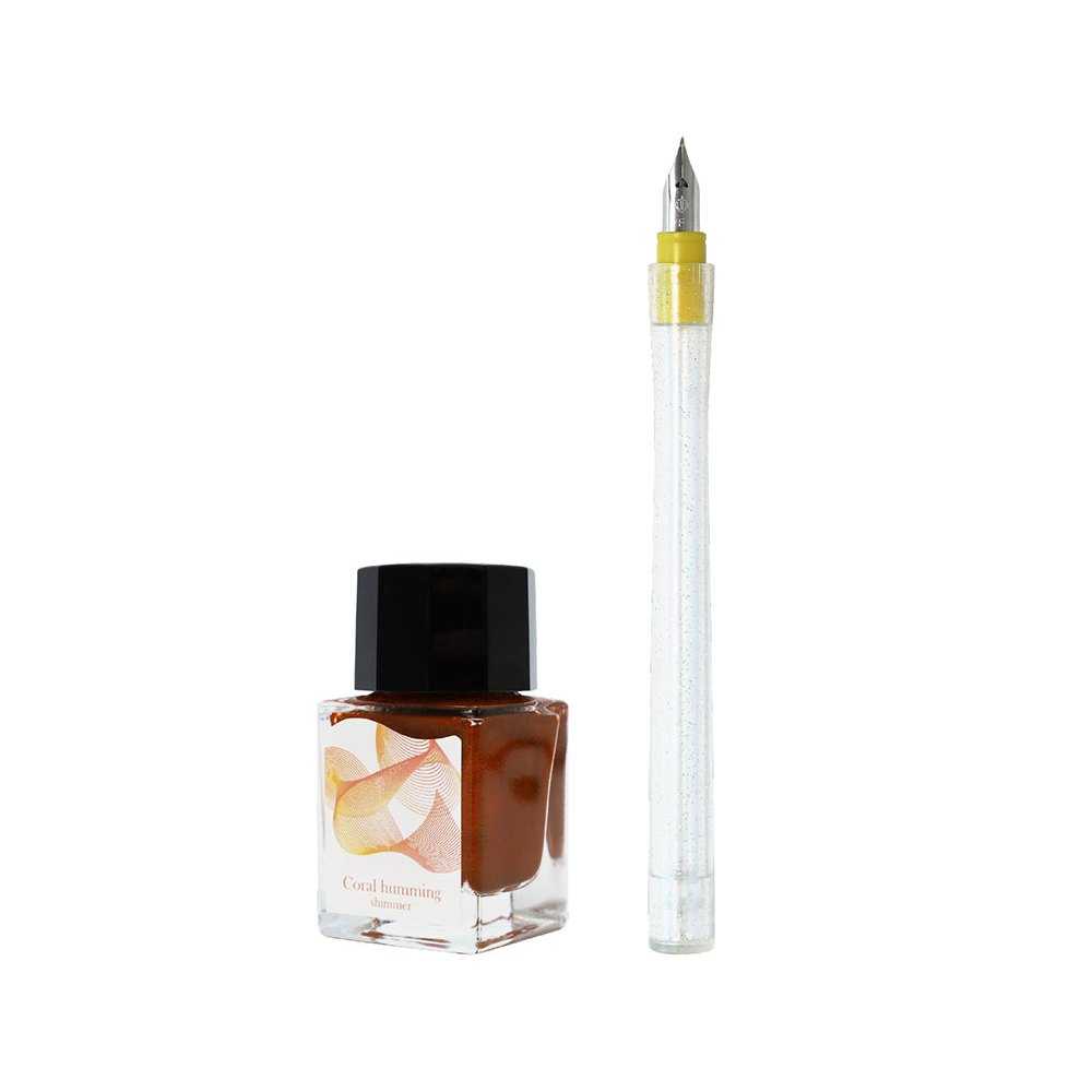 Sailor Tsuke Pen + Dipton Shimmer Ink Set ปากกาจุ่มหมึก Dipton พร้อมหมึกขวดสี Shimmer