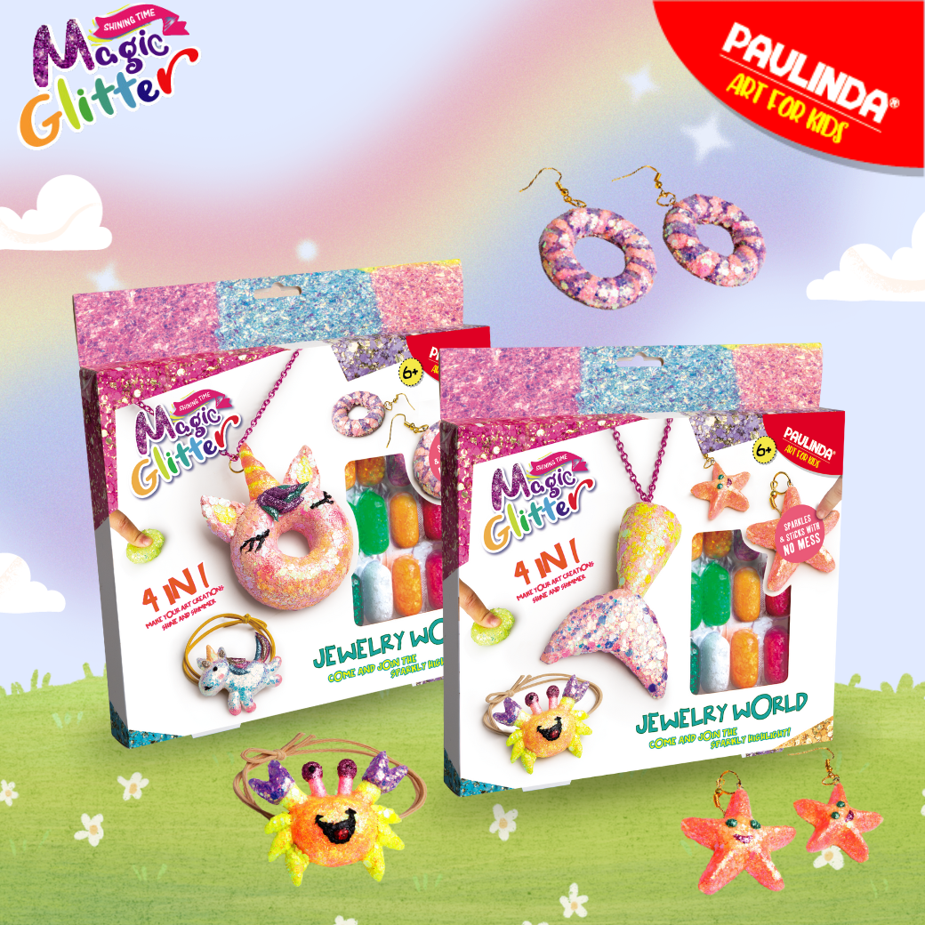 Paulinda พอลลินดา Magic Glitter – Jewelry World ชุดตกแต่งเครื่องประดับกลิตเตอร์