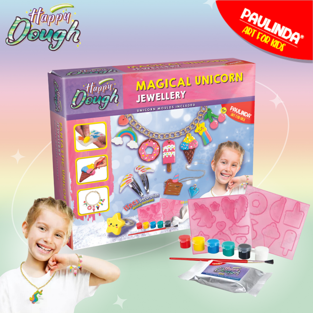Paulinda พอลลินดา Happy dough Magical unicorn jewellery เครื่องประดับสุดเก๋สำหรับหนูน้อย