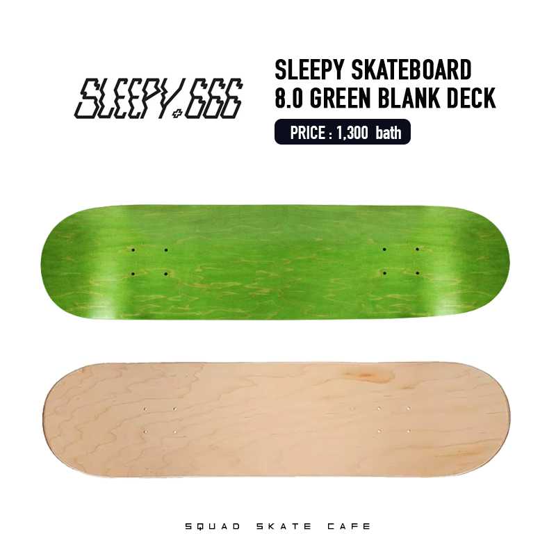 SLEEPY 8.0 Green Blank Deck