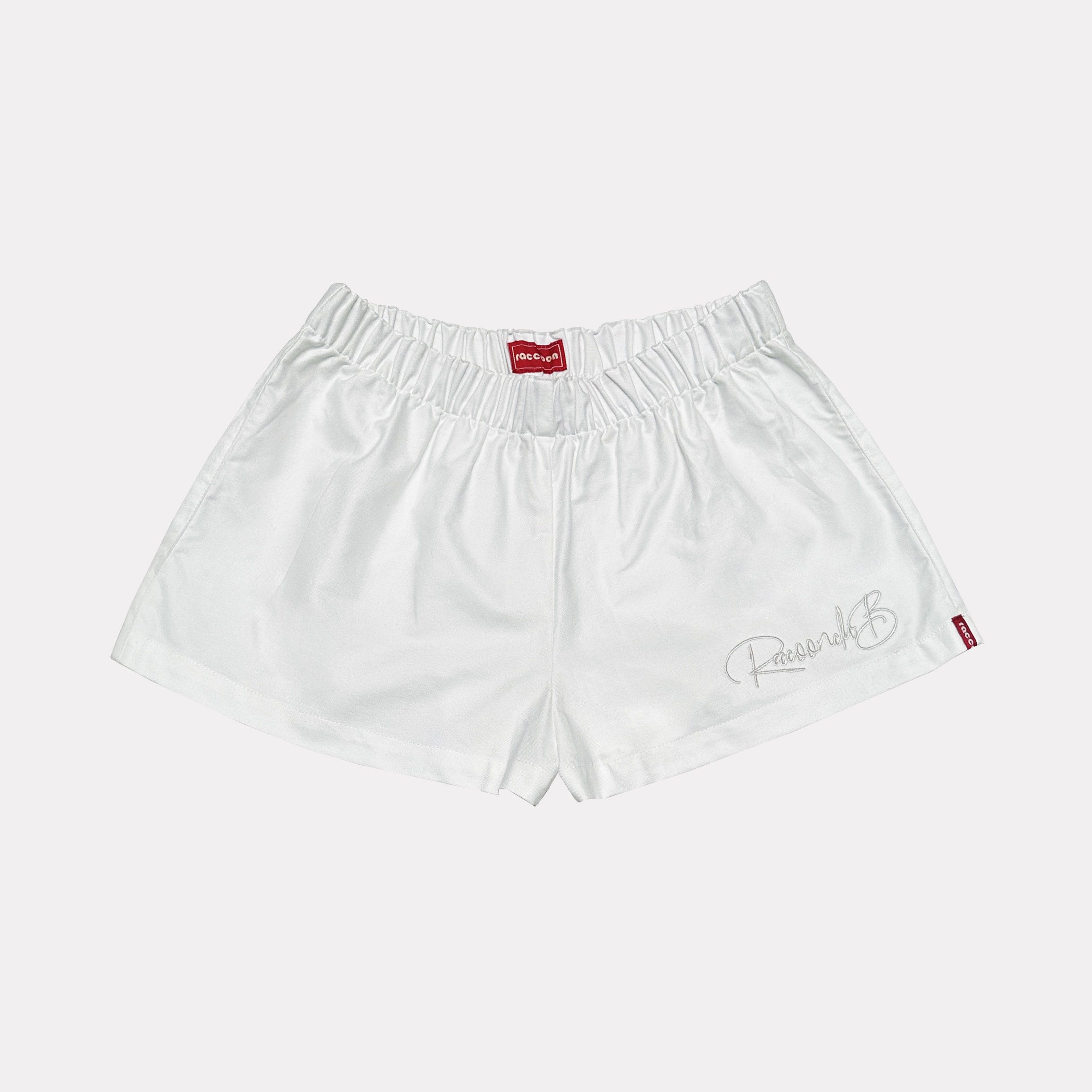 White Crush mini shorts 