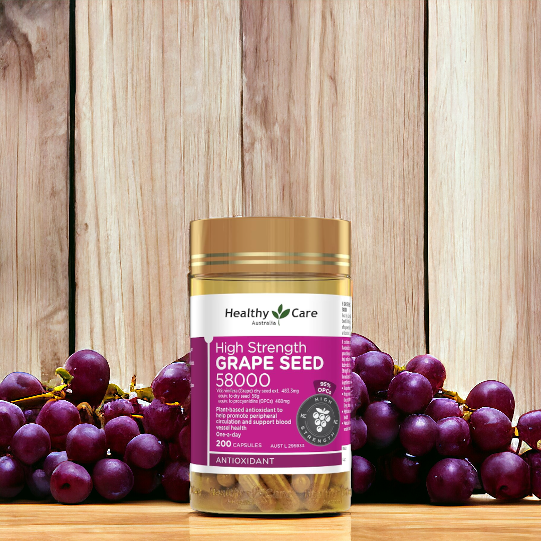 GRAPE SEED 58000 mg. 200 เม็ด