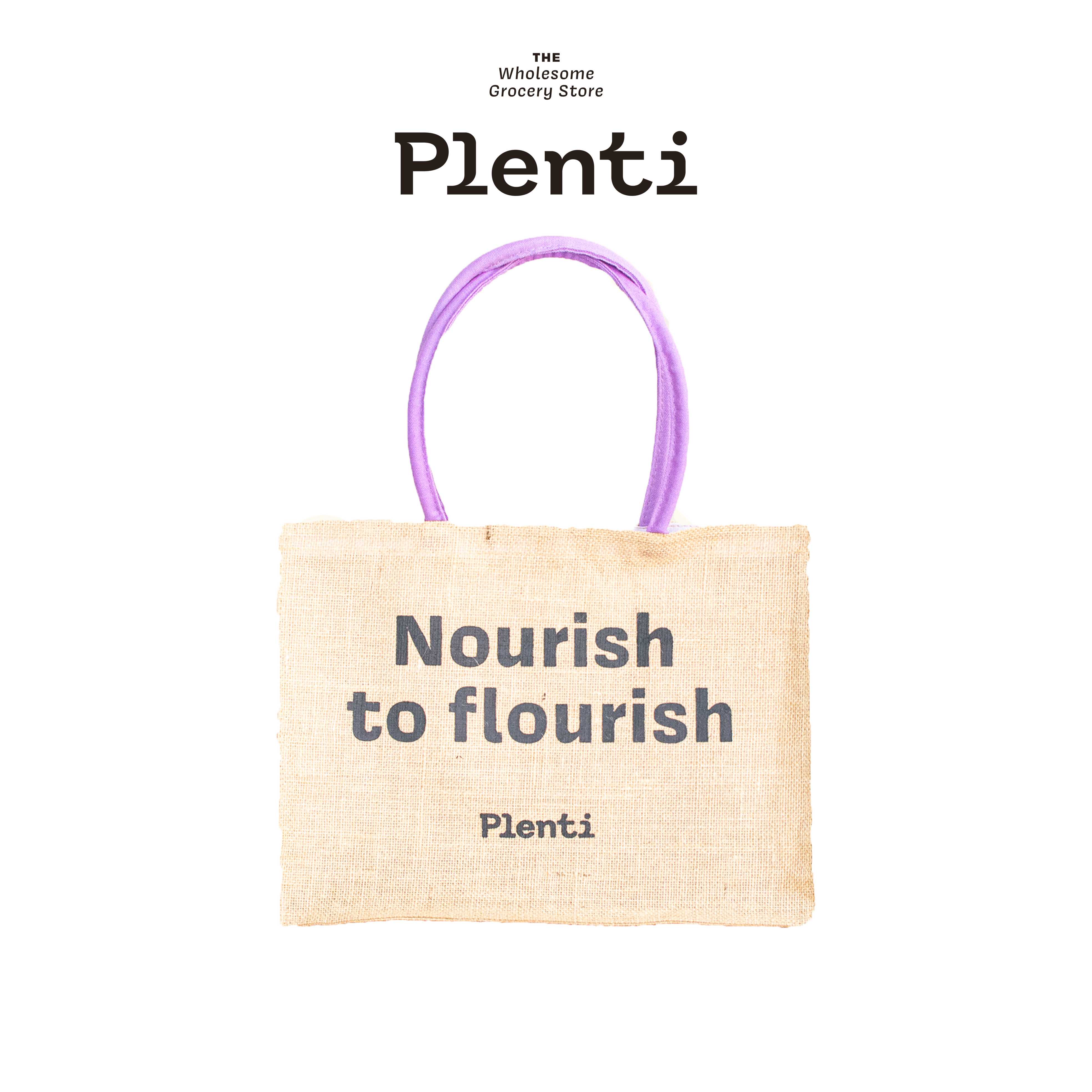PURPLE Plenti shopping Bag กระเป๋าช้อปปิ้ง