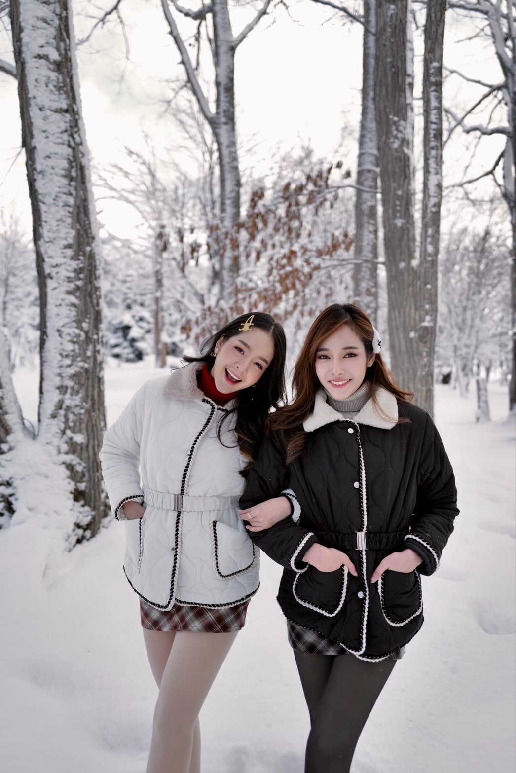 Fur Collar Puffer Coat โค้ทผ้ากันลม
