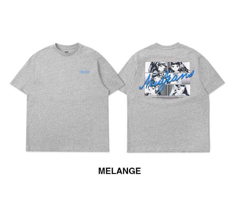 [ พร้อมส่ง ] เสื้อยืด NEWJEANS get up t-shirt (สีเทา) Freesize 42.5