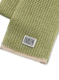 [พร้อมส่ง] Marithe Francois Girbaud Classic Logo Color Muffler_Light Green
