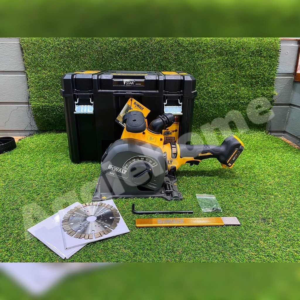 DEWALT เครื่องกรีตผนัง ไร้สาย รุ่น DCG200 (ตัวเปล่า) กำลัง 60V./ 125 mm./ มอเตอร์ Brushless