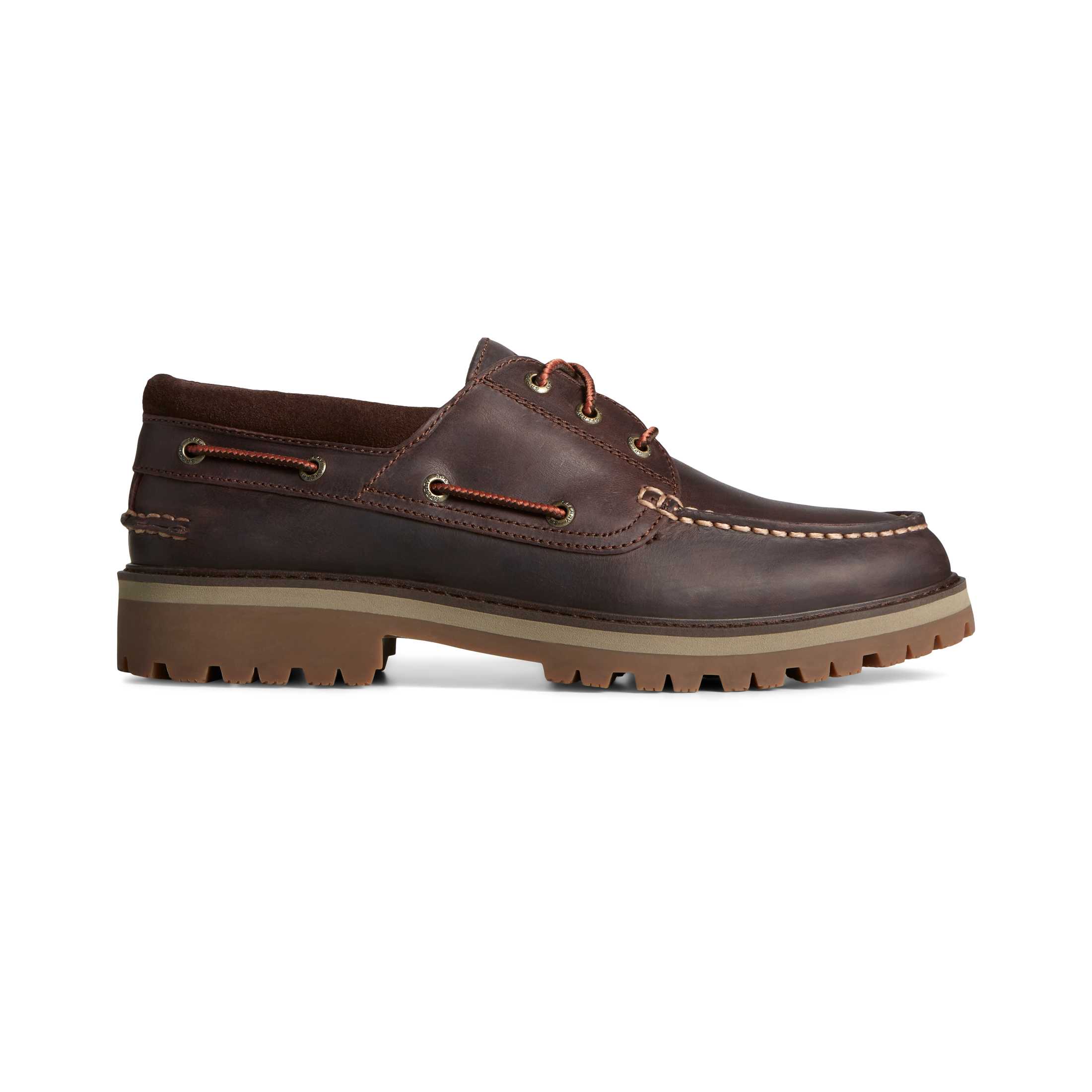 SPERRY STS25571 A/O Lug 3-Eye รองเท้าโบ๊ทชูส์ ผู้ชาย สีน้ำตาล ( BOAT )