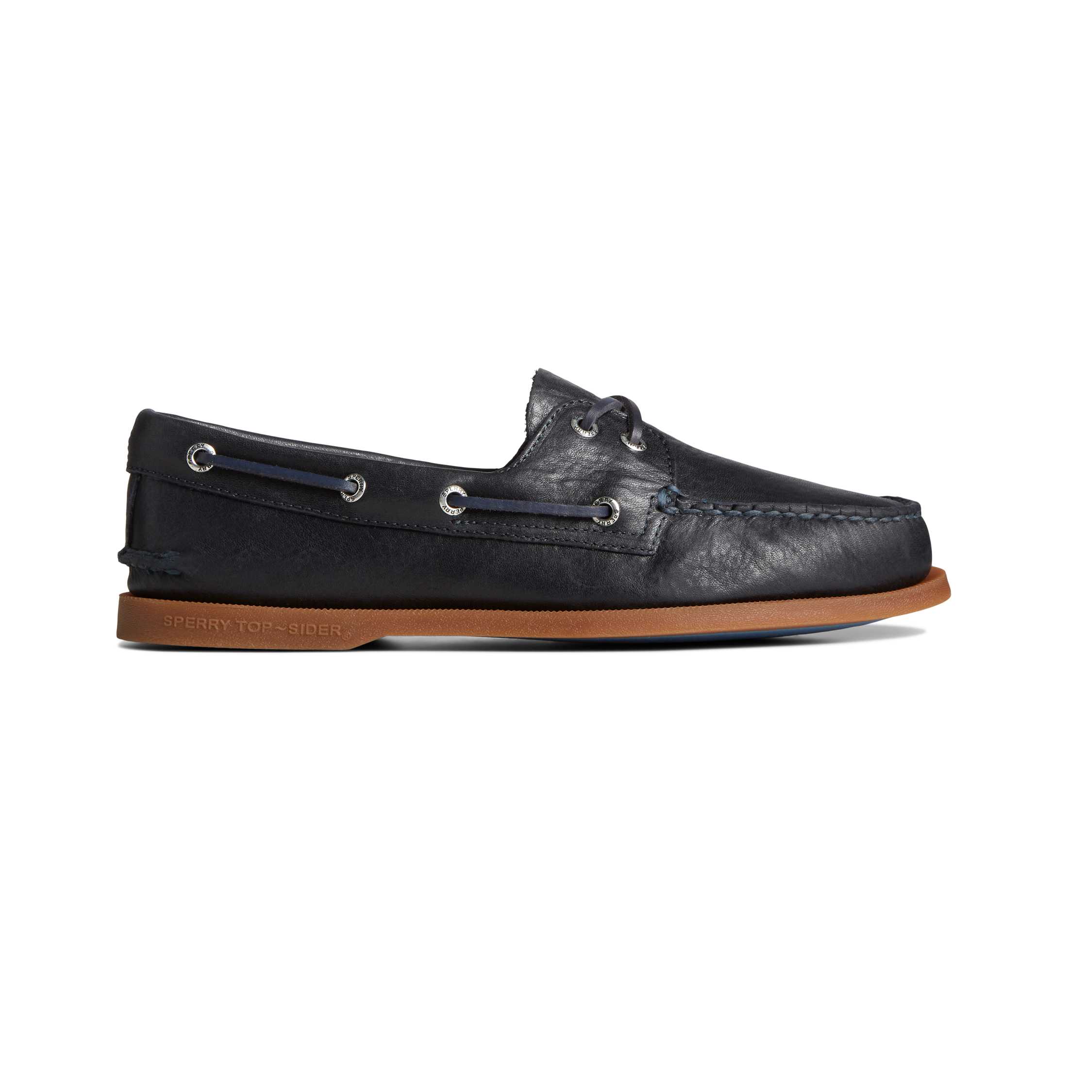 SPERRY STS25564 A/O 2-Eye Pull-Up รองเท้าโบ๊ทชูส์ ผู้ชาย สีกรม ( BOAT )