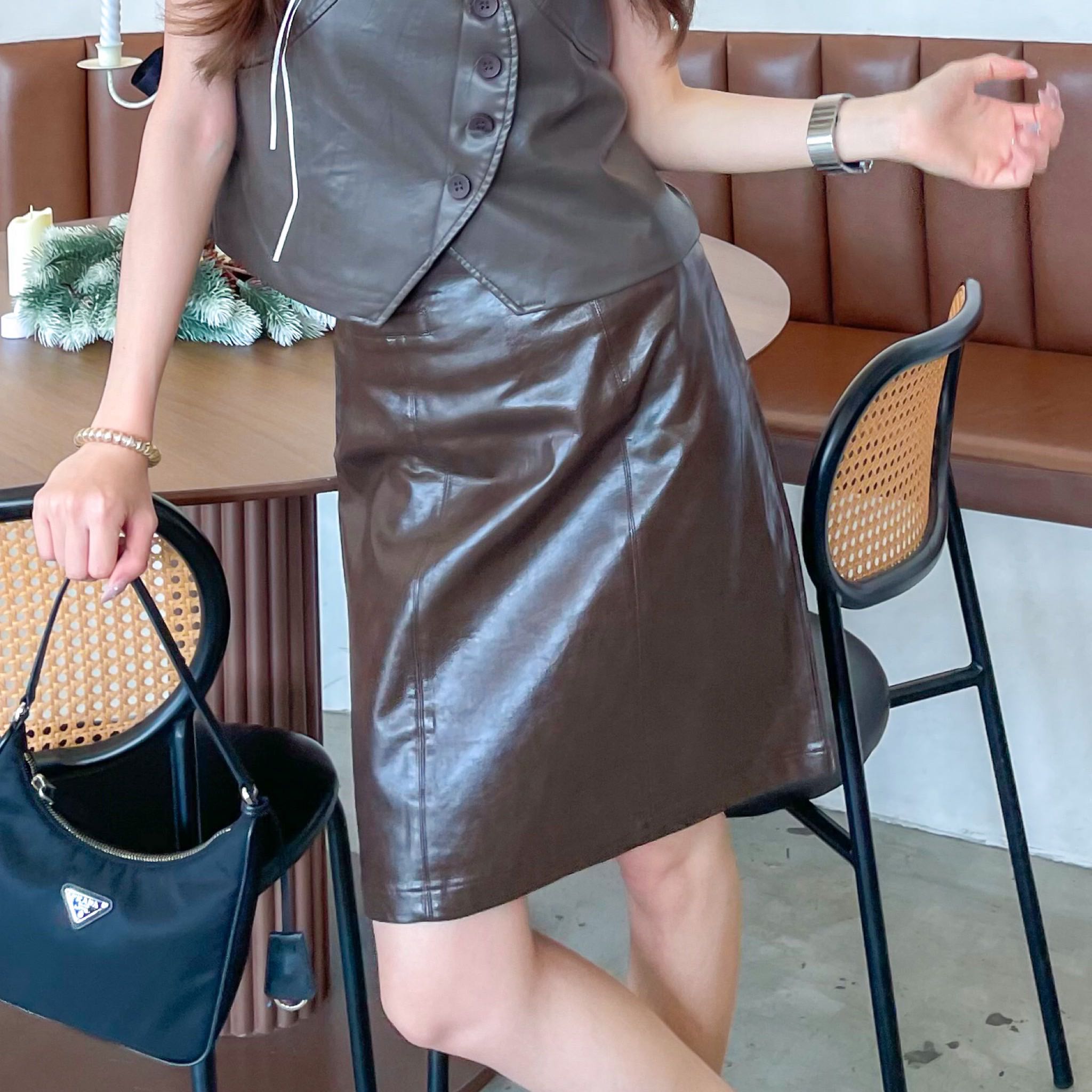 Leather skirt - กระโปรงหนัง