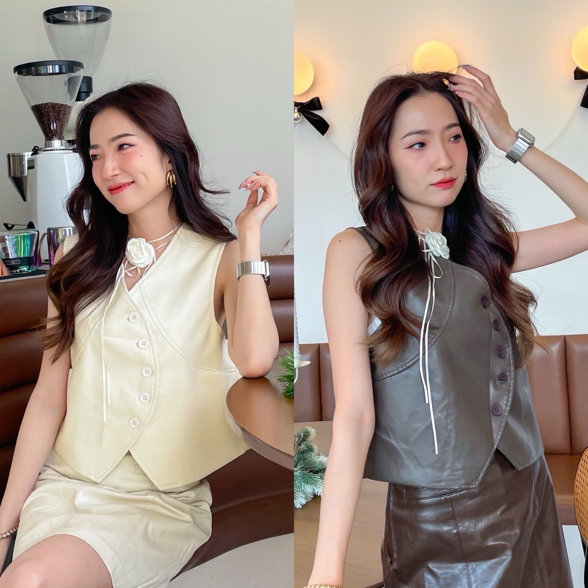 Leather vast - เสื้อกั๊กหนัง