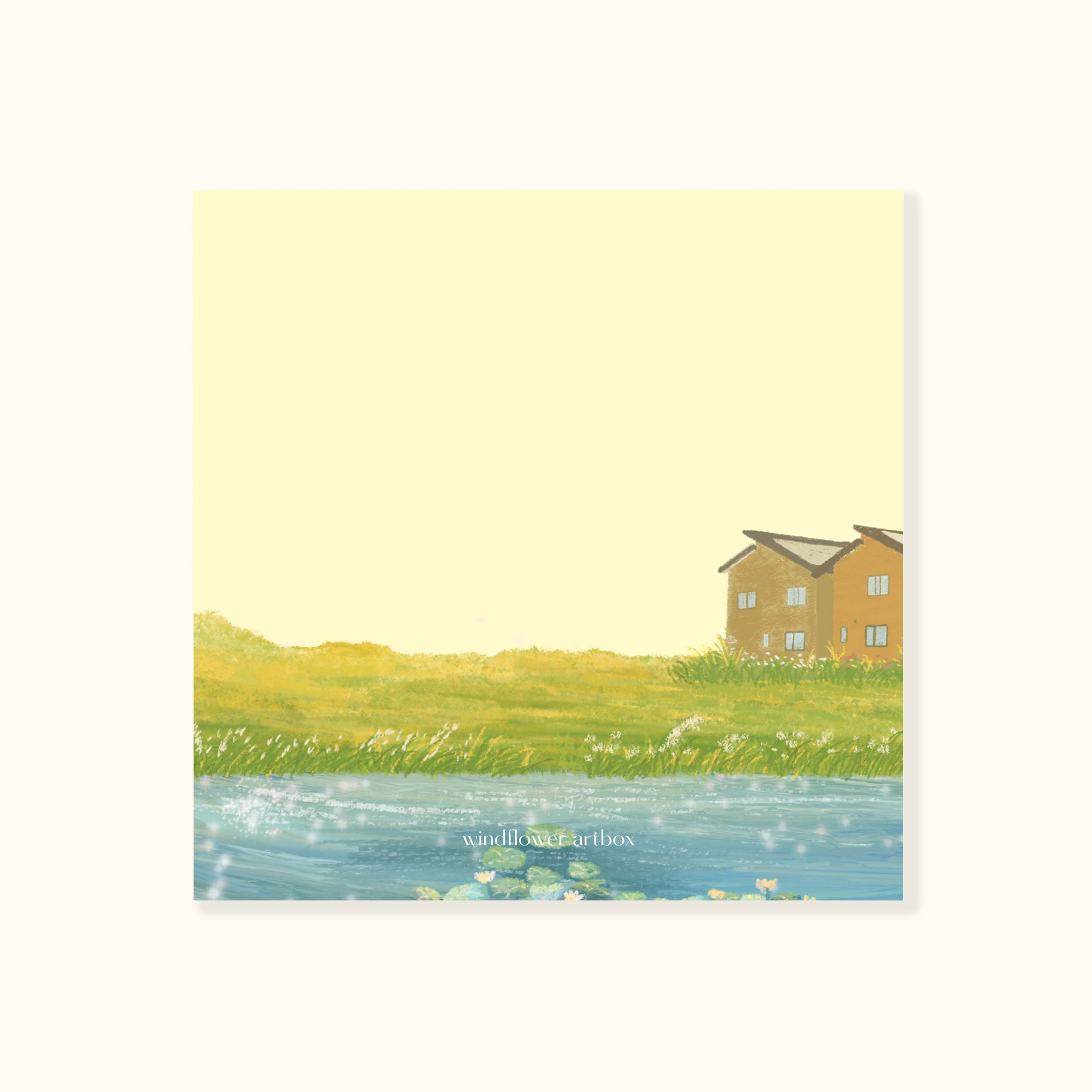 Notepad [Warm sunset] 9x9cm