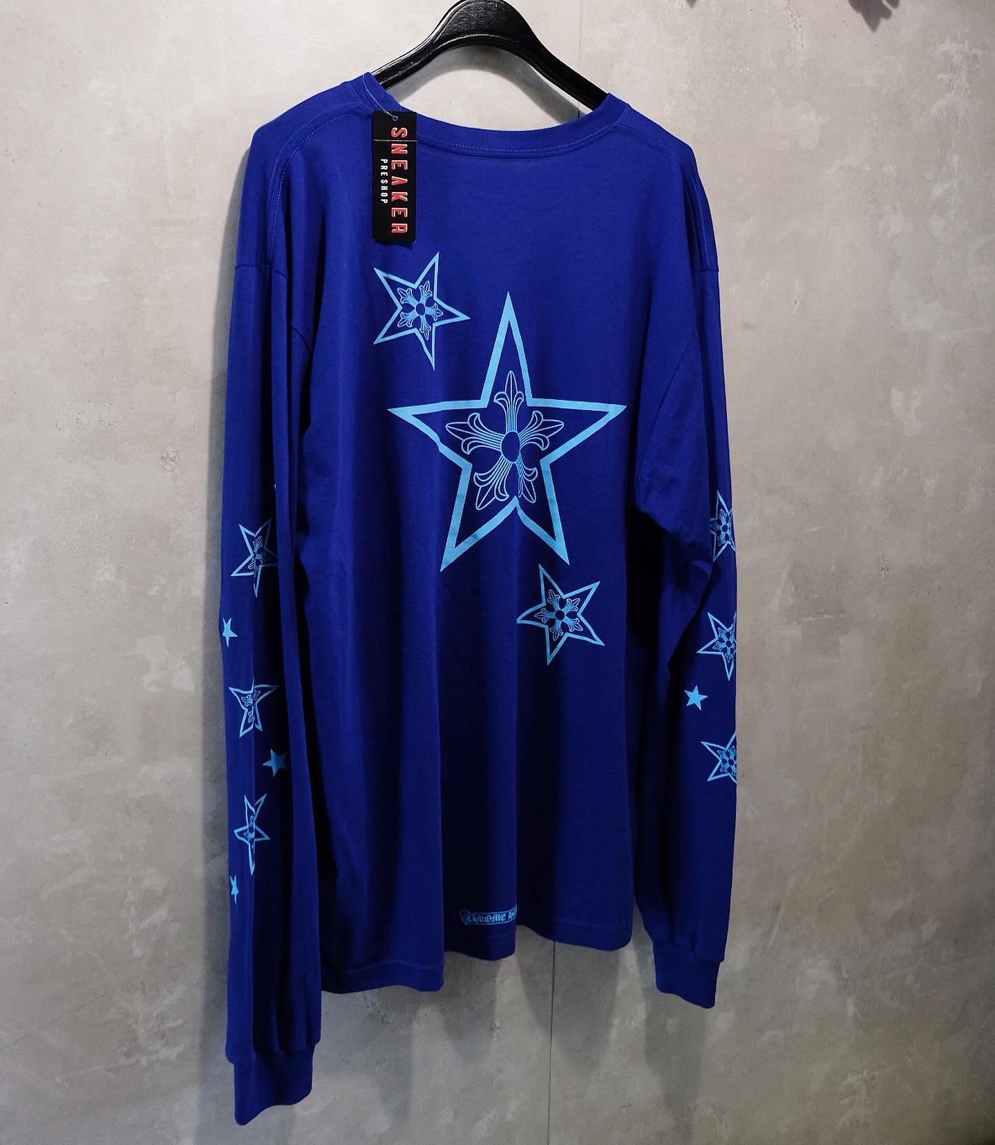 Chrome Hearts Star Long Sleeve Tee Lapis Blue 