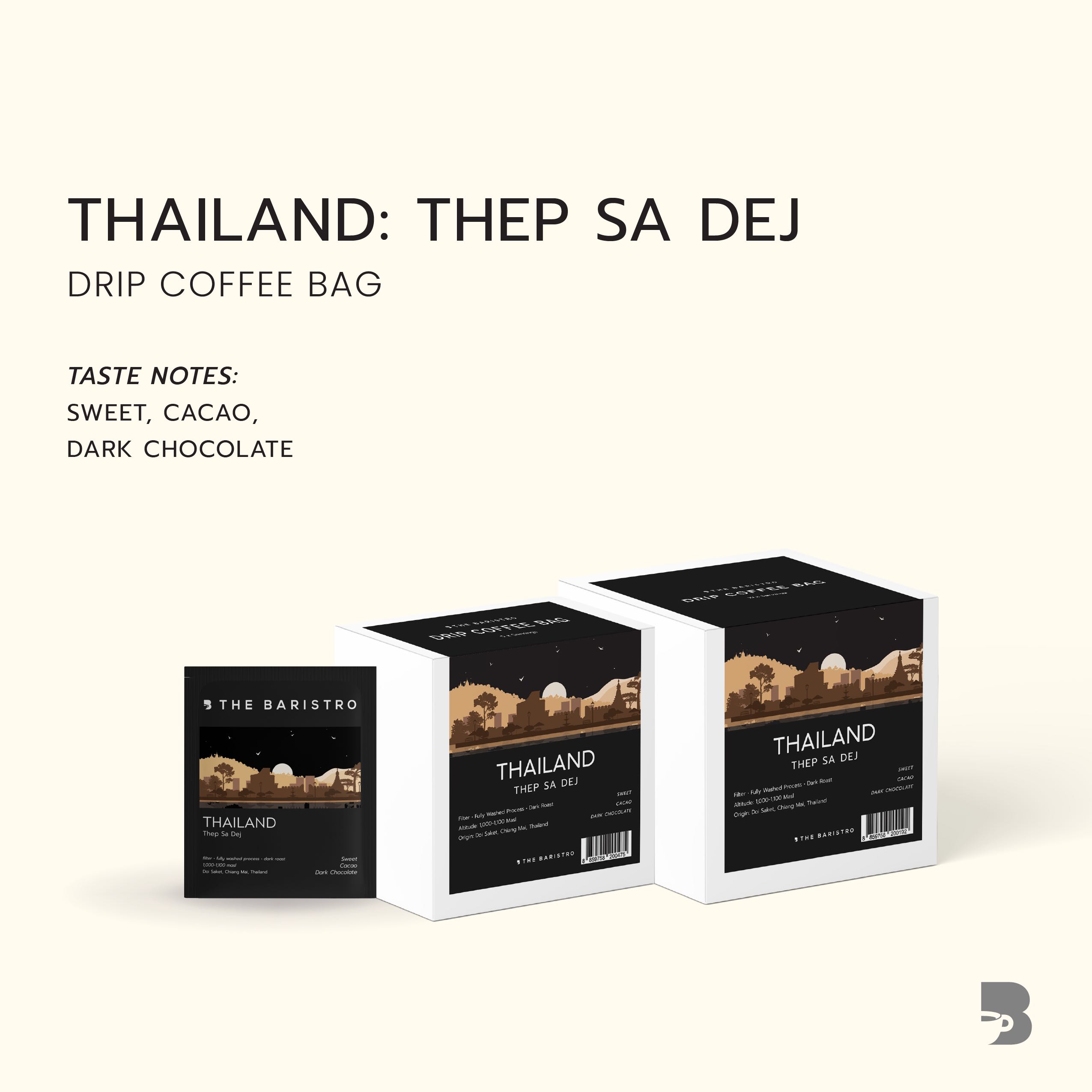 Thailand Thep Sa Dej Drip Coffee Bag