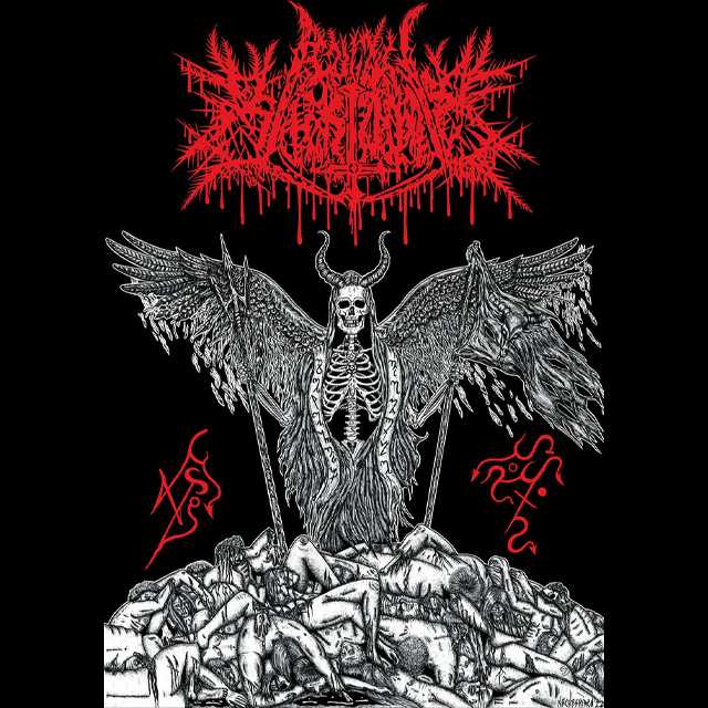 CULT OF BLACK BLOOD' Apocalyptic Banner ov Abaddon' Tape.