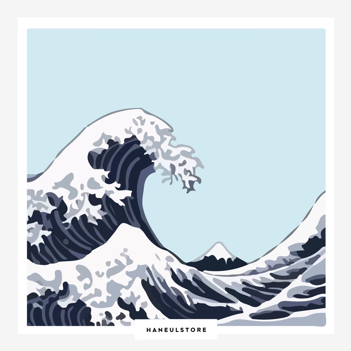 Sea Waves | Size : 20x20 cm