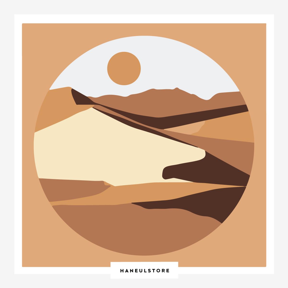 Desert | Size : 20x20 cm