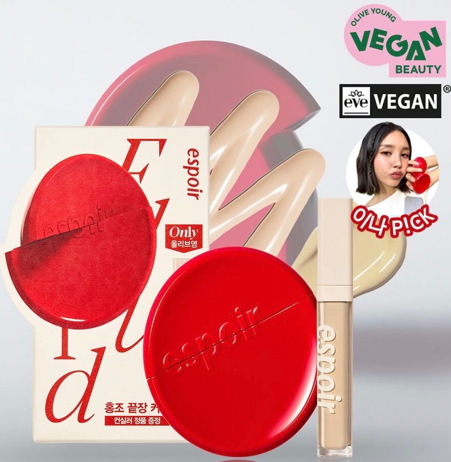 Espoir Be Velvet Fluid Foundation + Taping Concealer Longwear 8g. (รองพื้น+คอลซีลเลอร์)