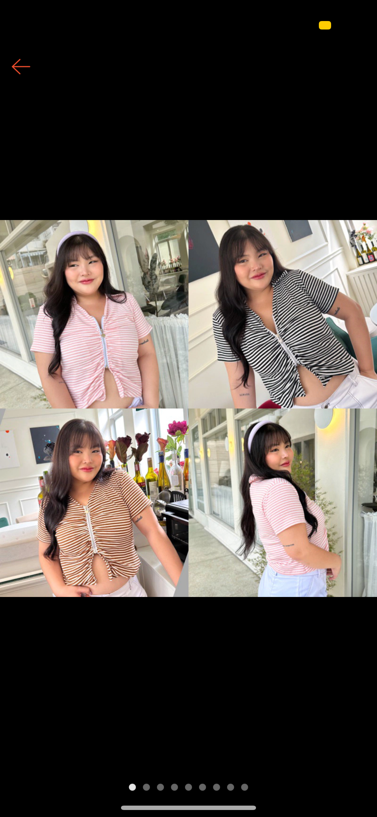 Laila Top เสื้อซิปหัวใจ สาวอวบ - clarine_bkk