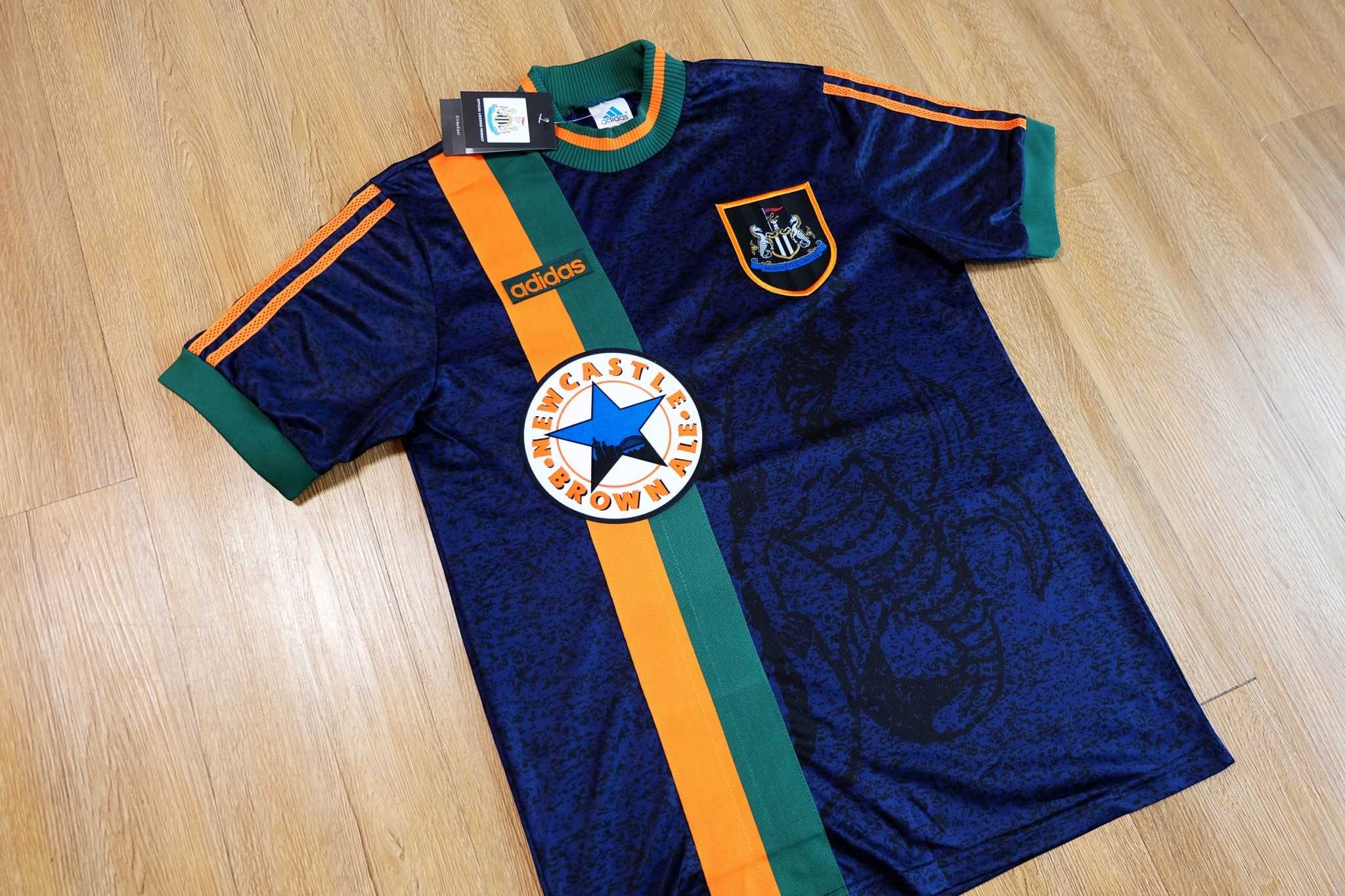 Newcastle 1997/98 Away Jersey เสื้อบอลนิวคาสเซิลย้อนยุค Brown Ale