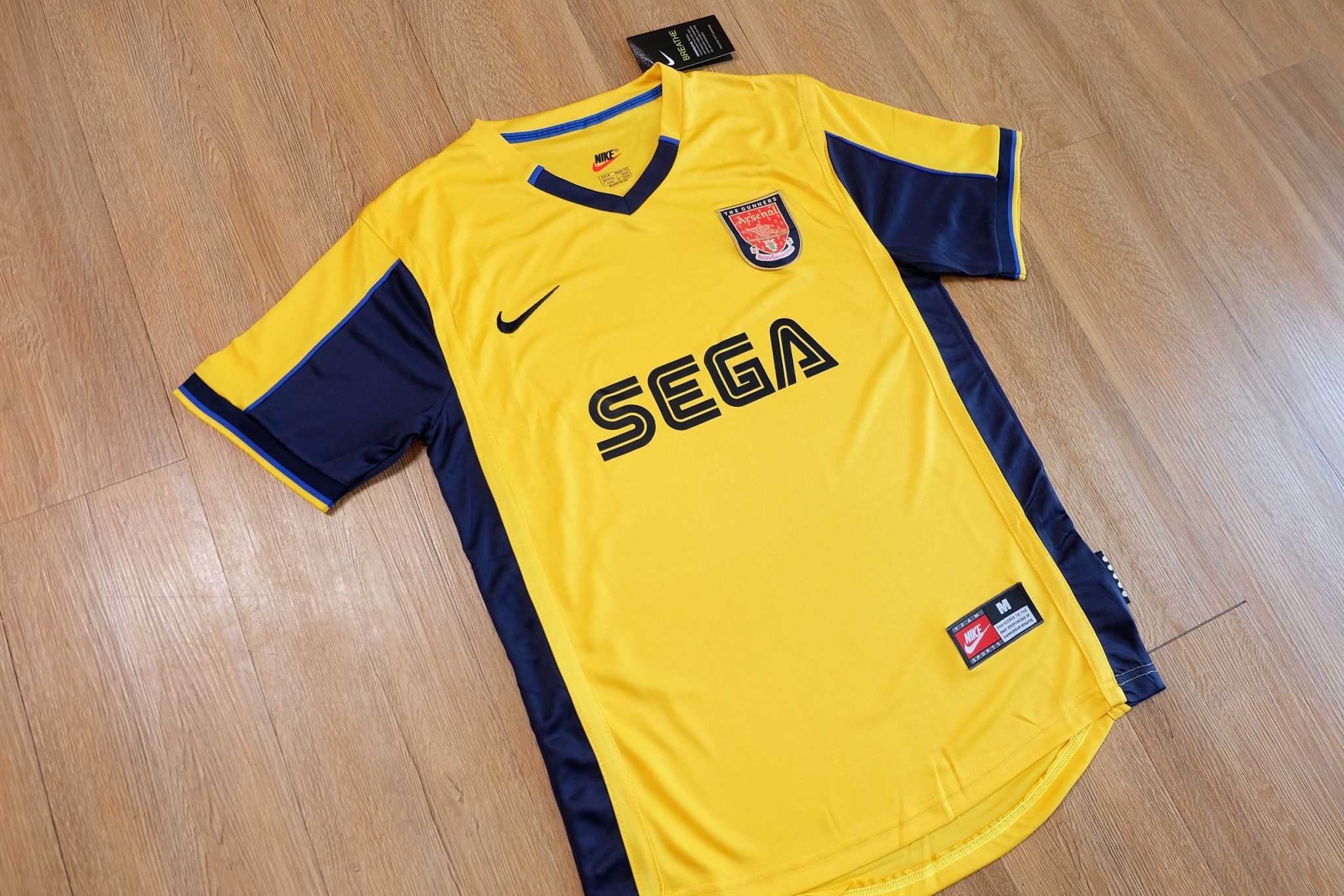 Arsenal 1999/00  Away Jersey เสื้ออาร์เซนอลย้อนยุค SEGA