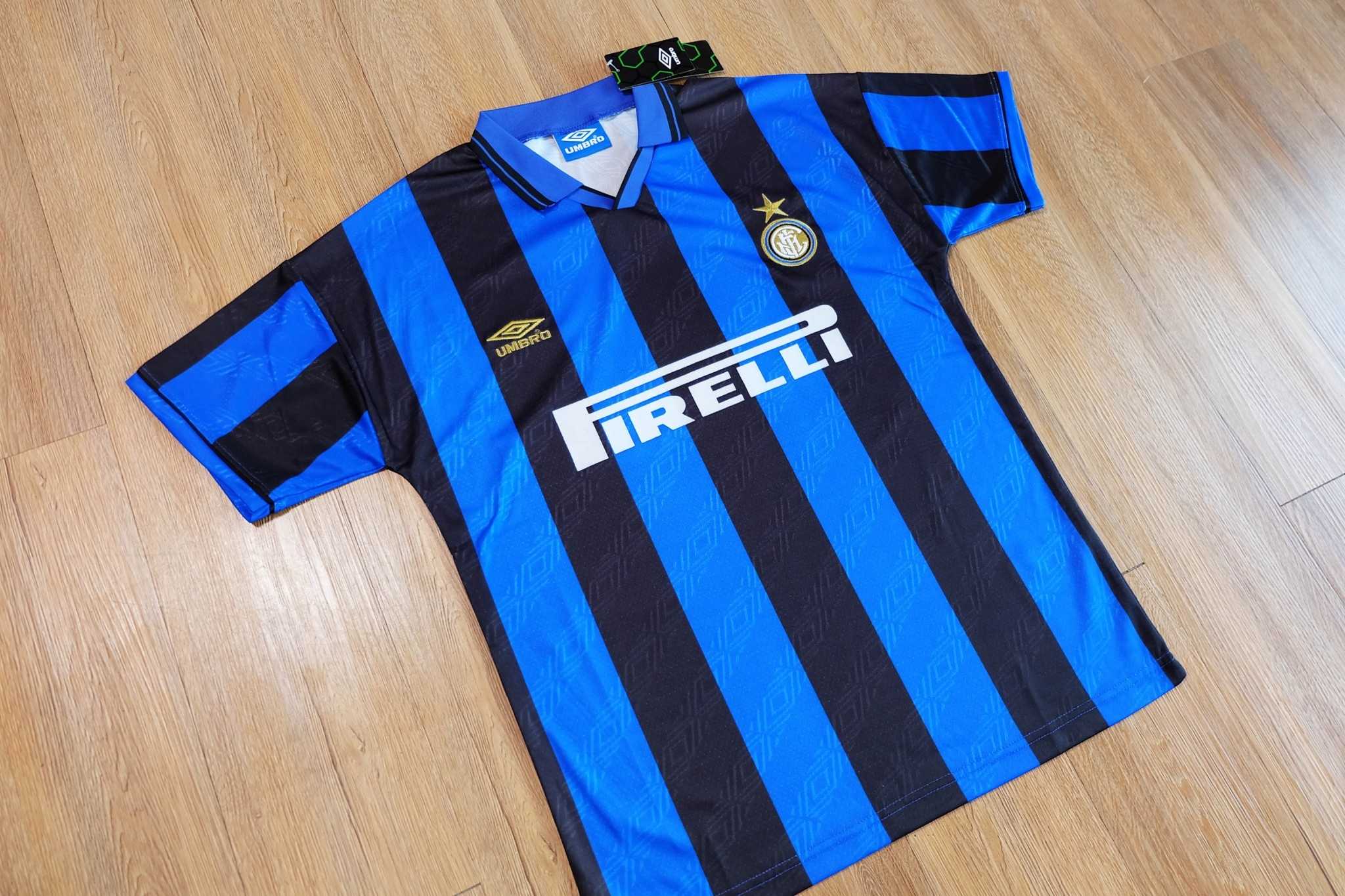 Inter Milan 1995/96 Home Jersey เสื้อบอลอินเตอร์มิลานย้อนยุค Umbro