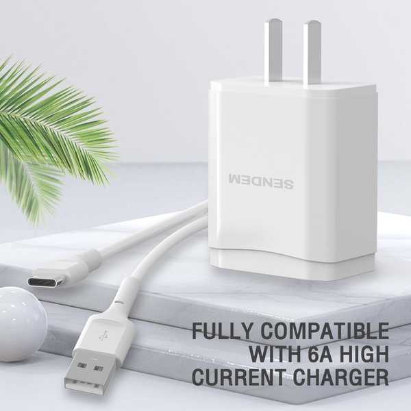 ชุดชาร์จ Sendem SDM-C17 6A ชาร์จเร็ว 45w Super fast charger USB ประกันศูนย์ 1 ปี