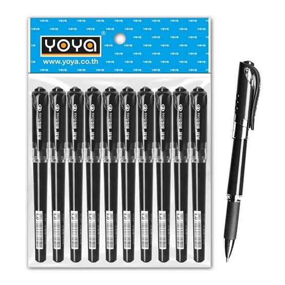 YOYA ปากกาเจล รุ่น C511 ขนาดหัวปากกา 1.0 มม. (แพ็ก 10 ด้าม)