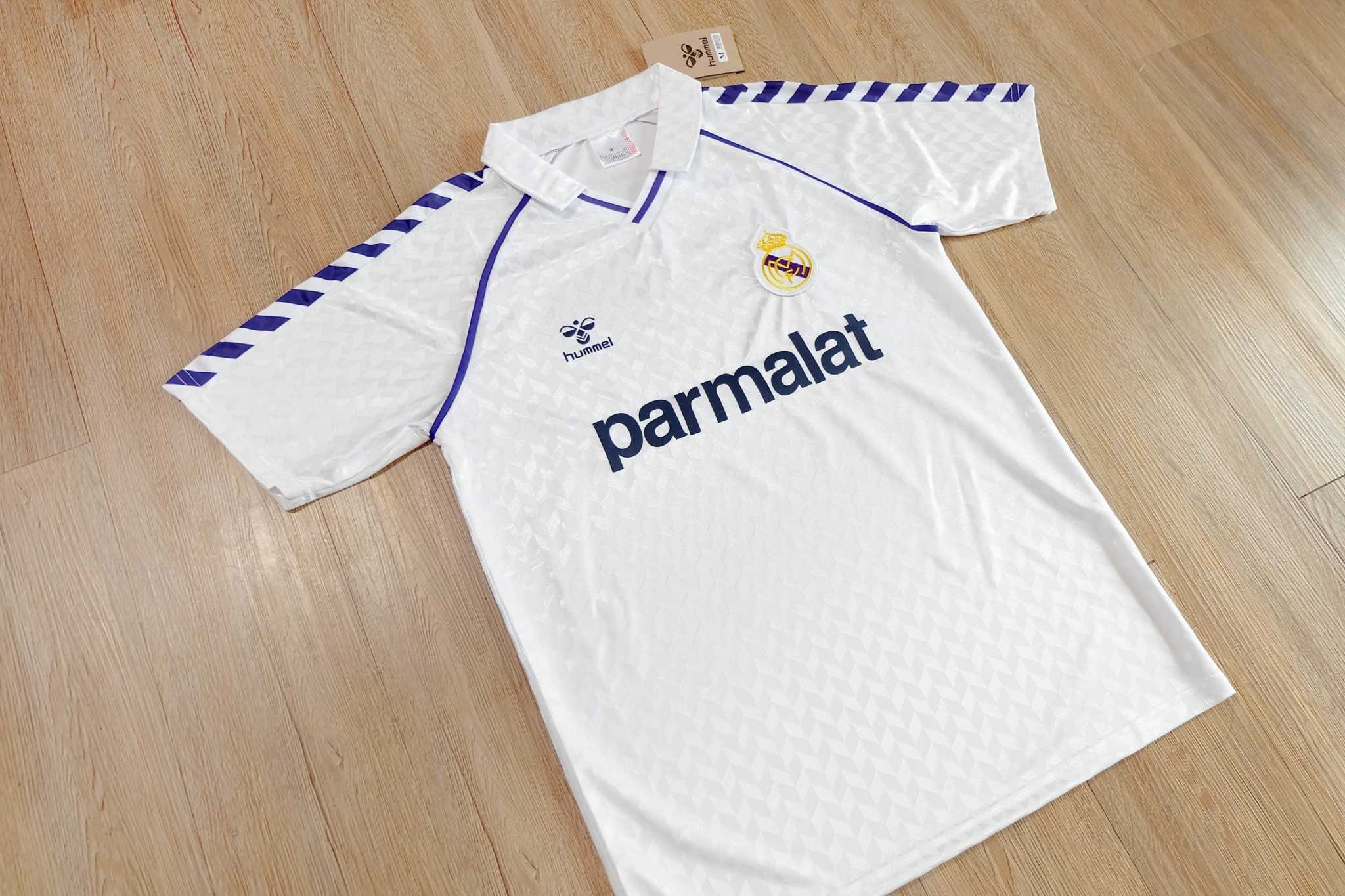 Real Madrid Home shirt 1986/1987 เสื้อเรอัล มาดริดย้อนยุค Hummel