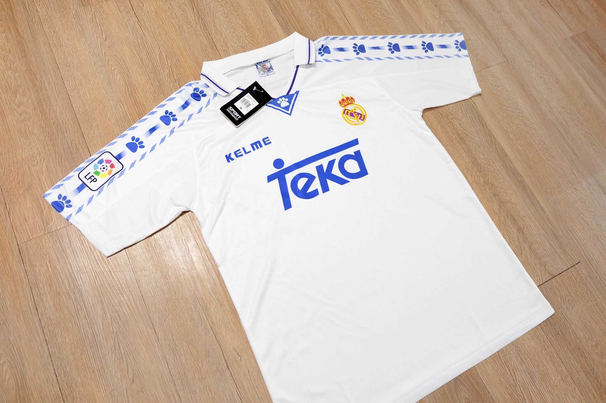 Real Madrid 1996/97 Home Vintage Jersey เสื้อเรอัลมาดริด KELME Teka