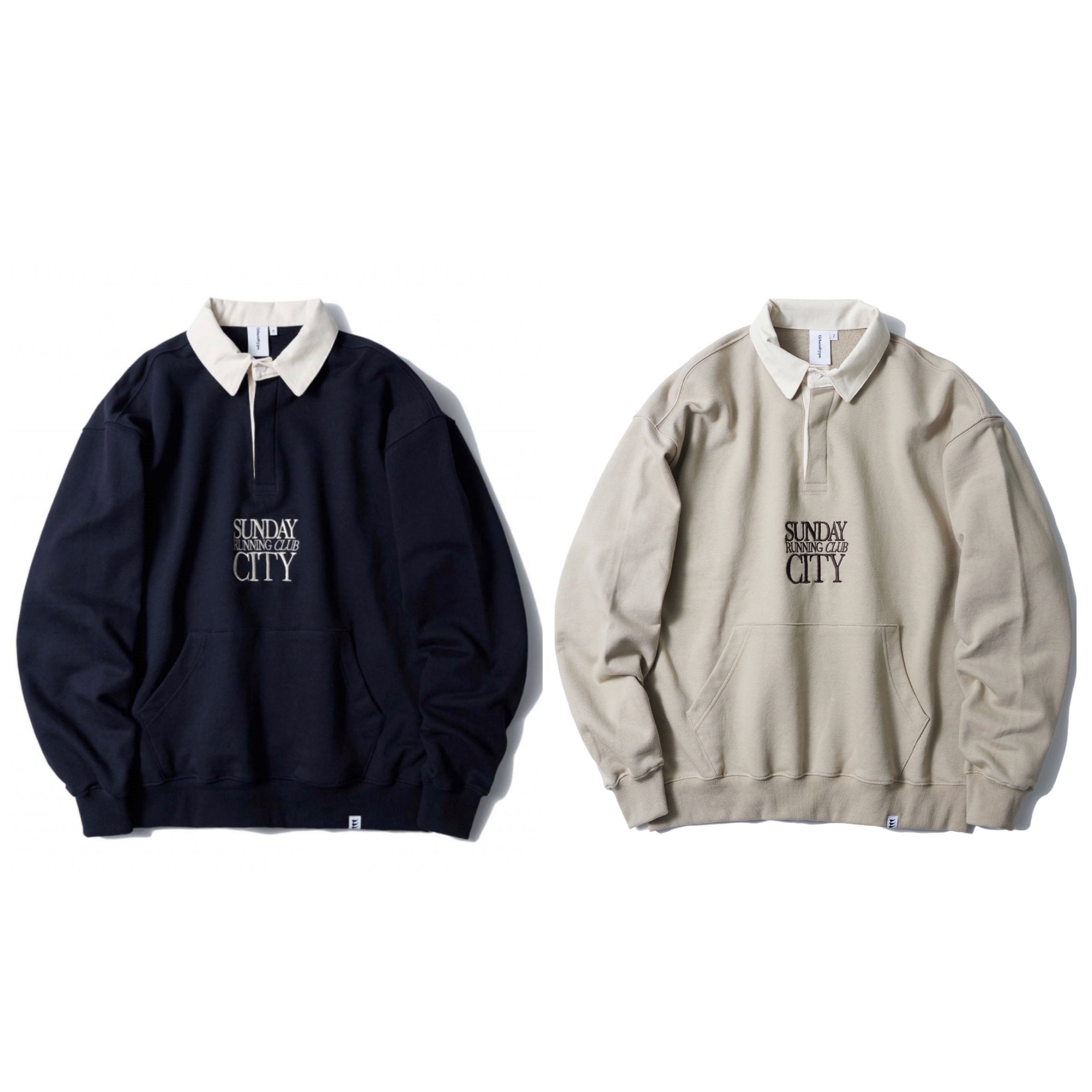 /พร้อมส่ง/ Urbantype Running Club Rugby Sweatshirt