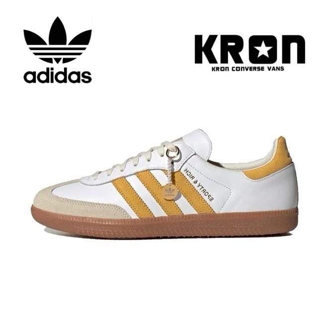 Adidas X Sport & Rich Samba OG Cloud White Bold Gold