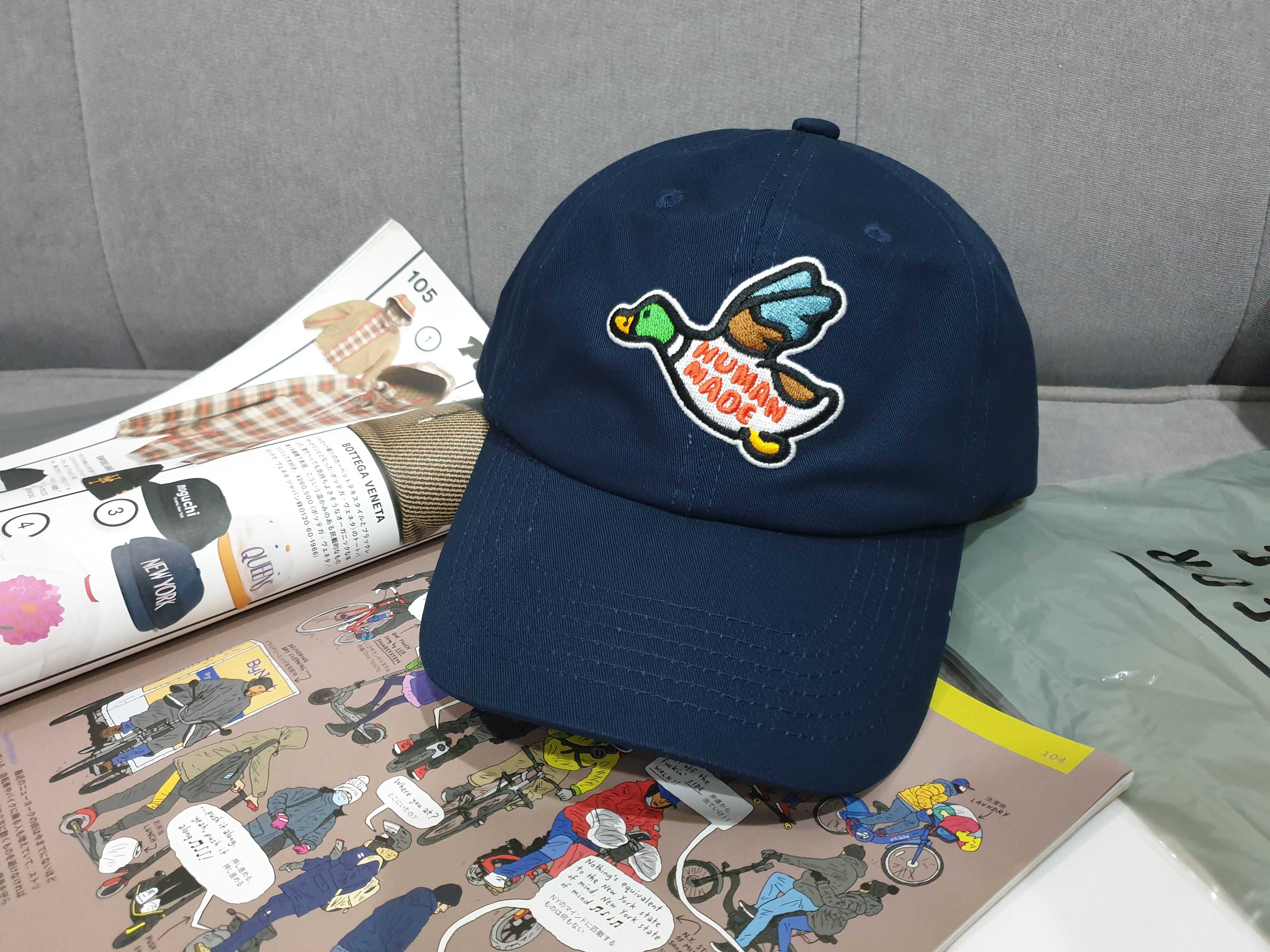 (สินค้าPREORDER15-20) หมวก Humanmade twill cap duck navy
