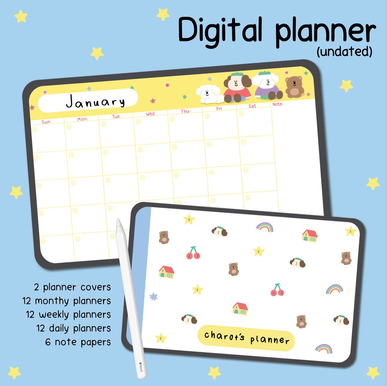 Bringhome digital planner (undated)