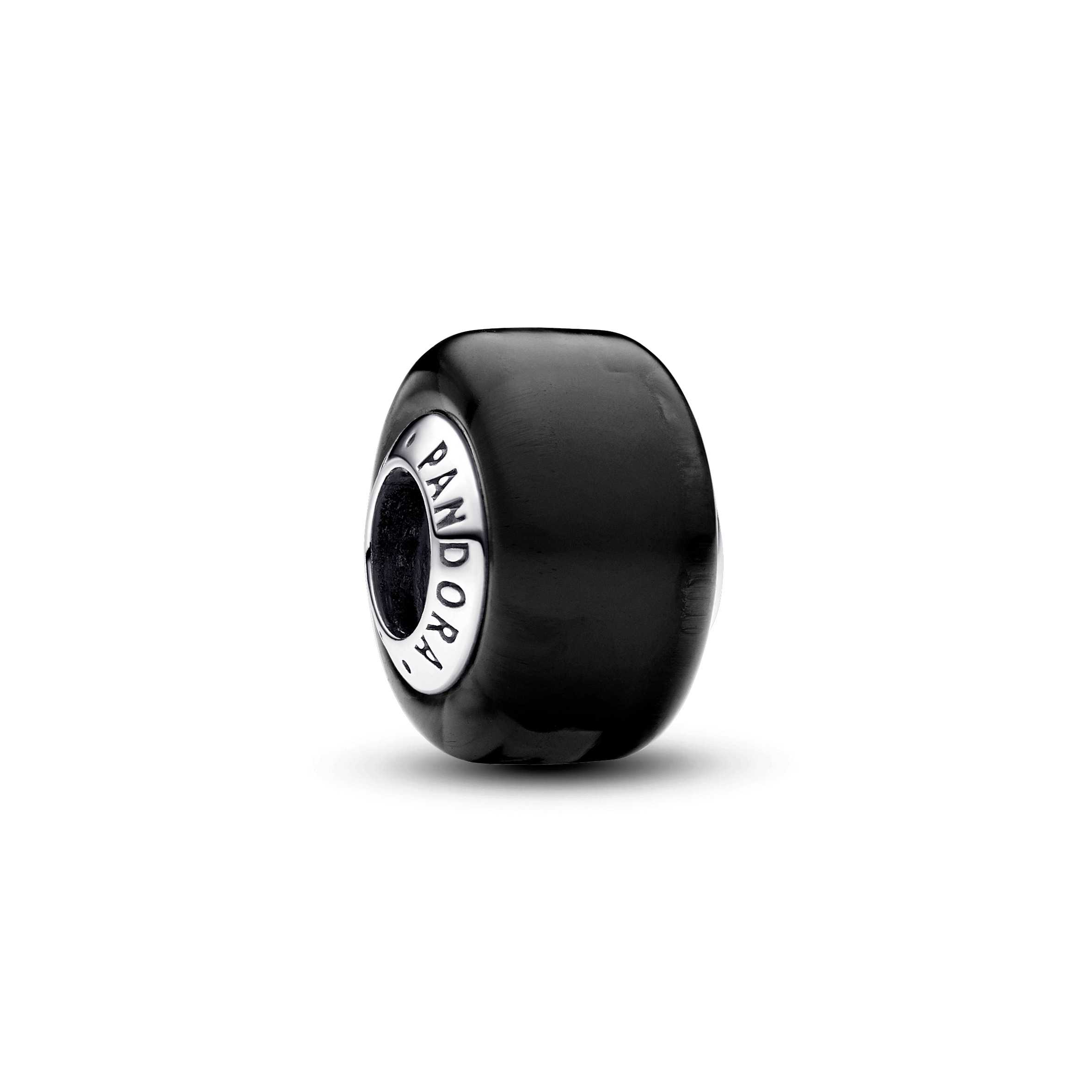 Mini Murano Glass Charm black