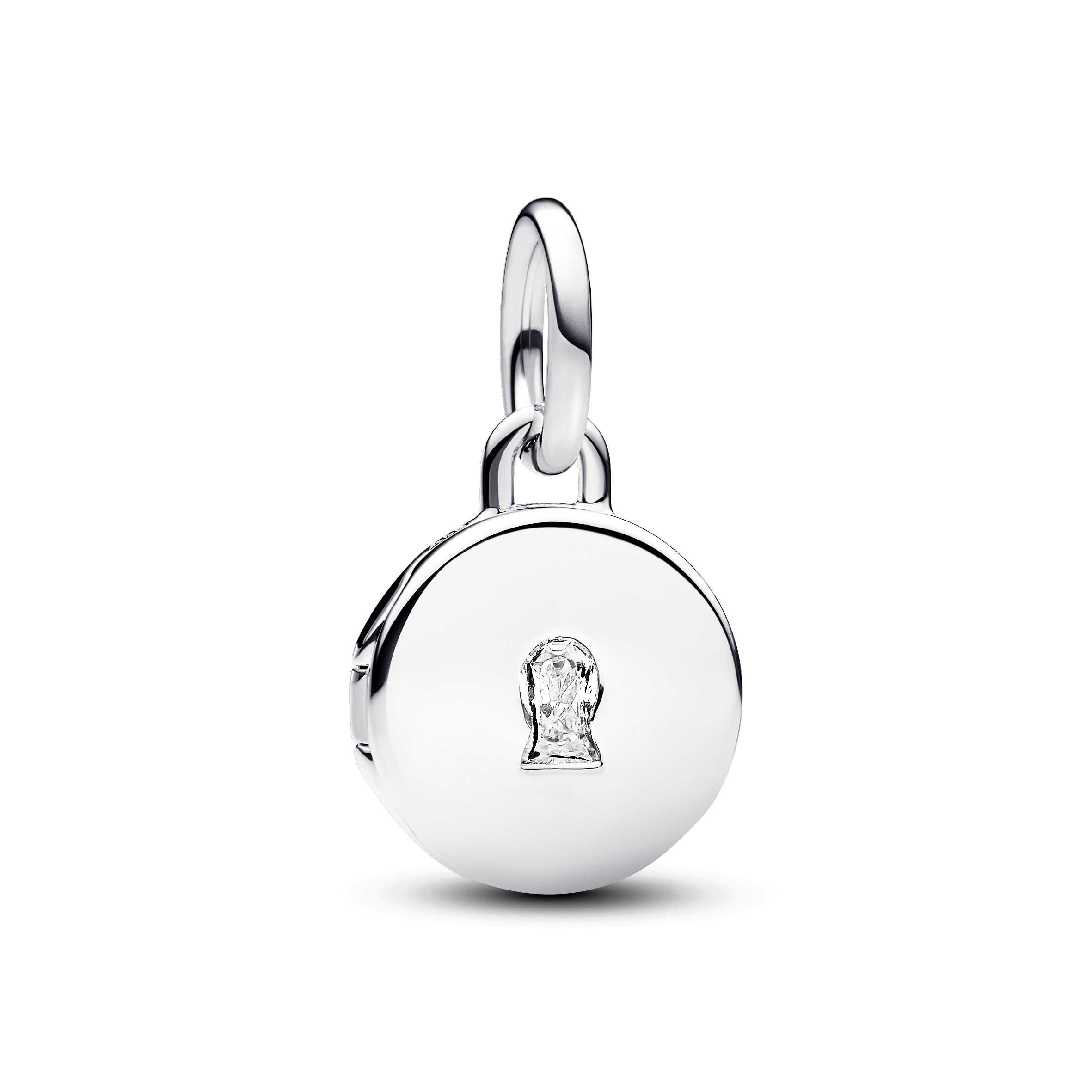 Openable & Engravable Love Locket Dangle sterling silver  Charm