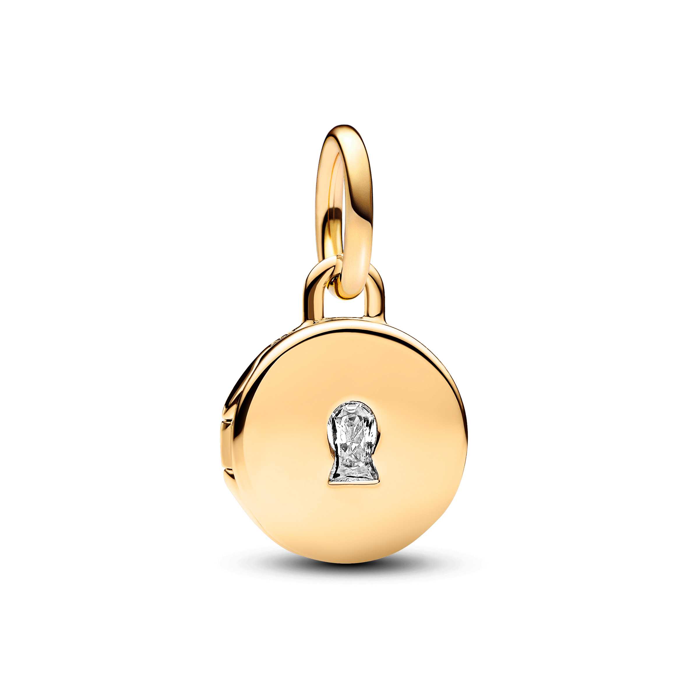 Openable & Engravable Love Locket 14k gold-plated  Dangle Charm