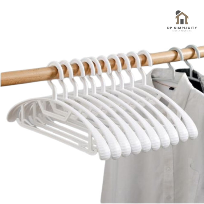 🧣 ไม้แขวนเสื้อ พลาสติก 👔👖สไตล์ minimal มี 2 แบบ แขวนเสื้อได้หลายชนิด ทนทาน