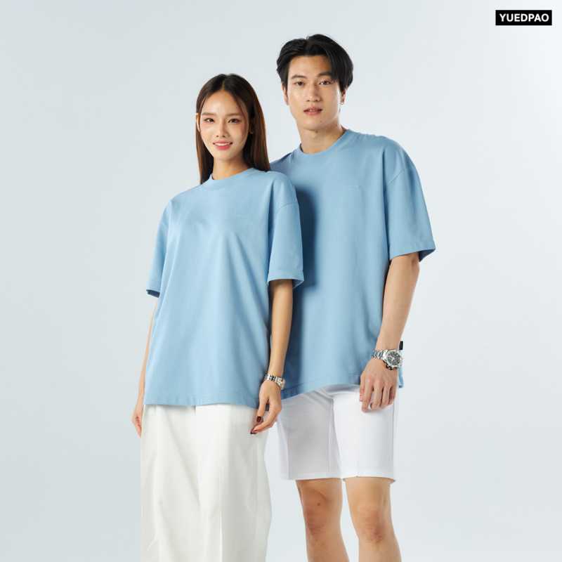 Yuedpao เสื้อยืด Feather Comfort Oversized สี Arctic Blue